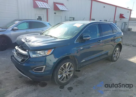 2016 Ford Edge Titanium z USA, uszkodzony, nr VIN 2FMPK4K92GBC64935